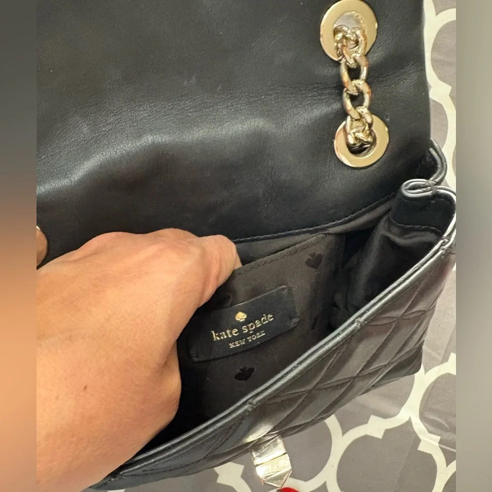 Kate Spade Natalia Quilted Leather Crossbody Shoulder Bag Purse